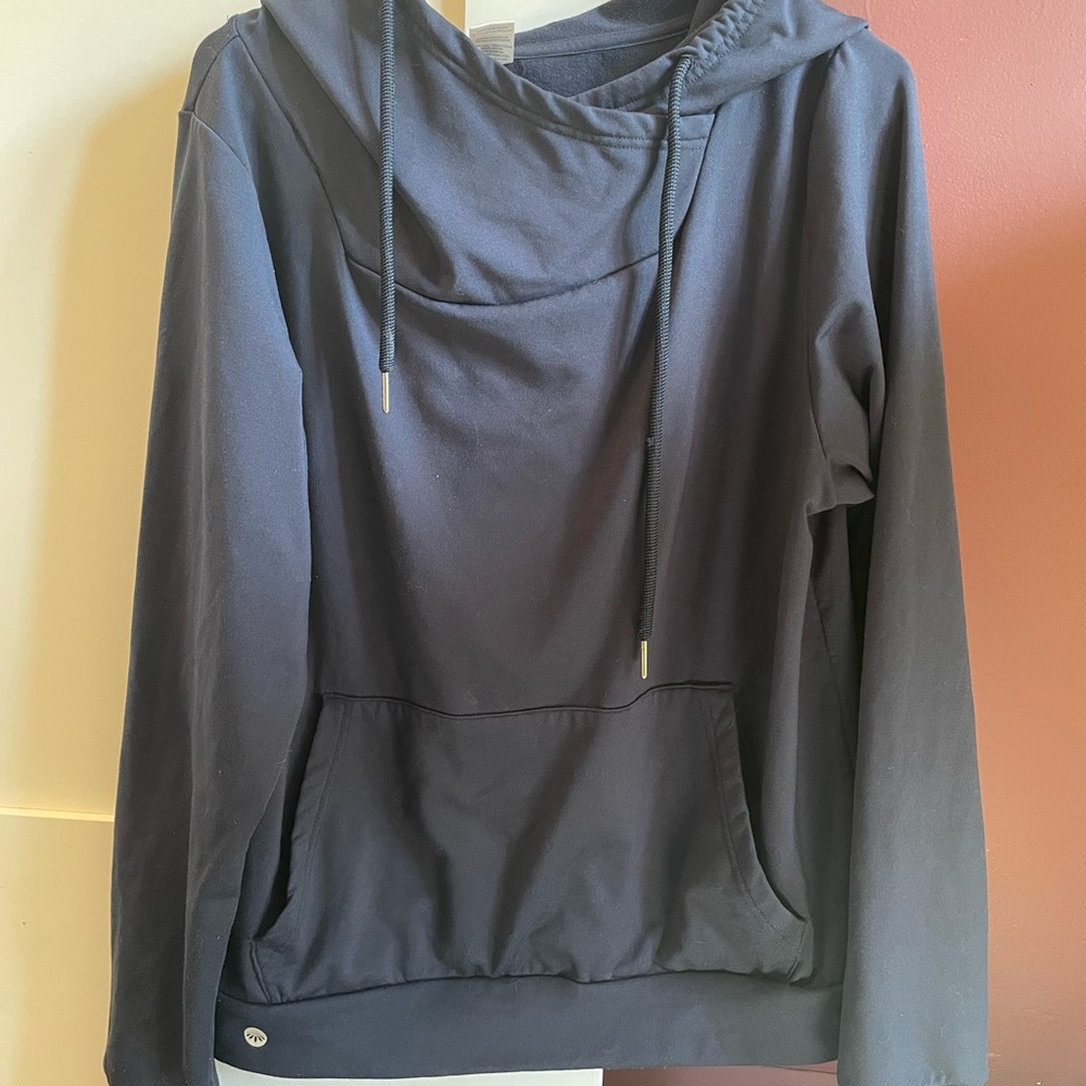 SENITA Navy Blue Hoodie w/ Drawstrings
